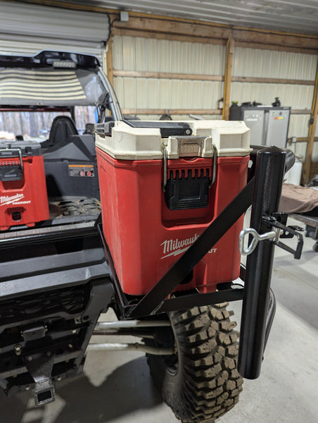 Swing out tailgate with packout Fits with or without OEM rear bumper