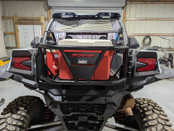 Swing out tailgate with packout Fits with or without OEM rear bumper