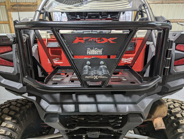 Swing out tailgate with packout Fits with or without OEM rear bumper