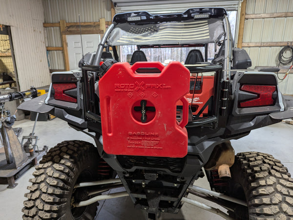 Swing out tailgate with packout Fits with or without OEM rear bumper