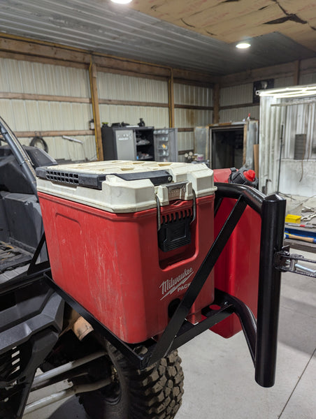 Swing out tailgate with packout Fits with or without OEM rear bumper