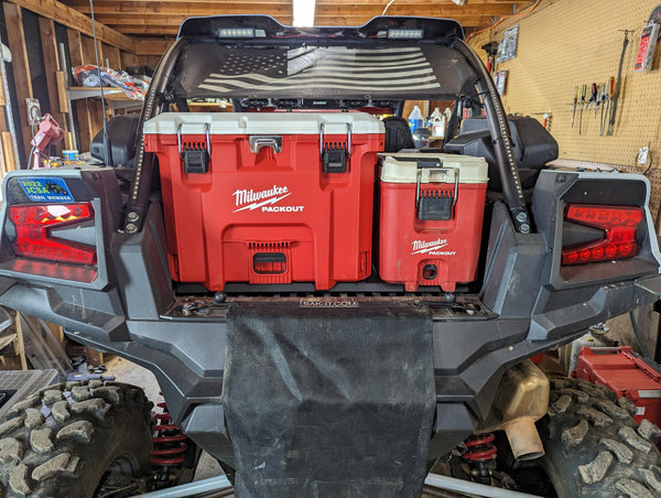 Triple 40qt heavy duty packout plate