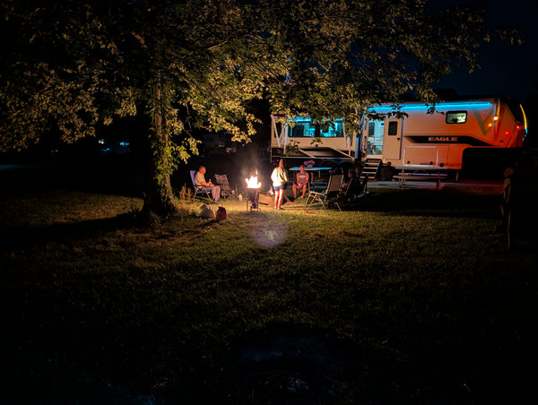 Burning Bush Pellet fire