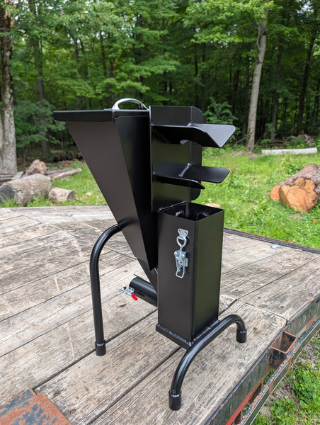 Burning Bush Pellet fire