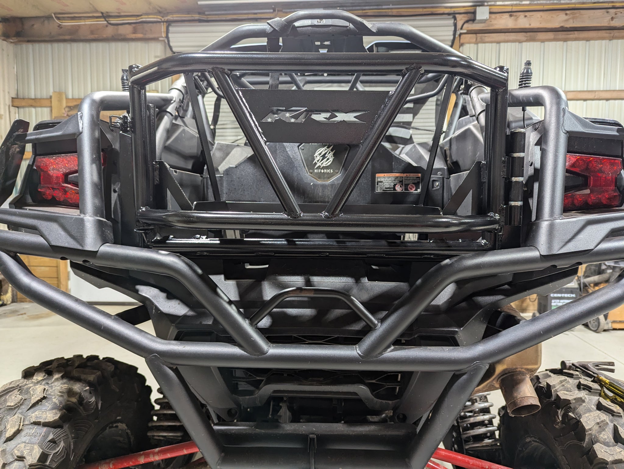 Swing out tailgate with packout Fits with or without OEM rear